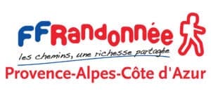 FFRandonnée logo with tagline – Hiking