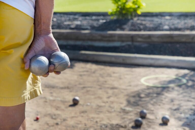 Pétanque court – Le Balcon des Écrins, Réallon