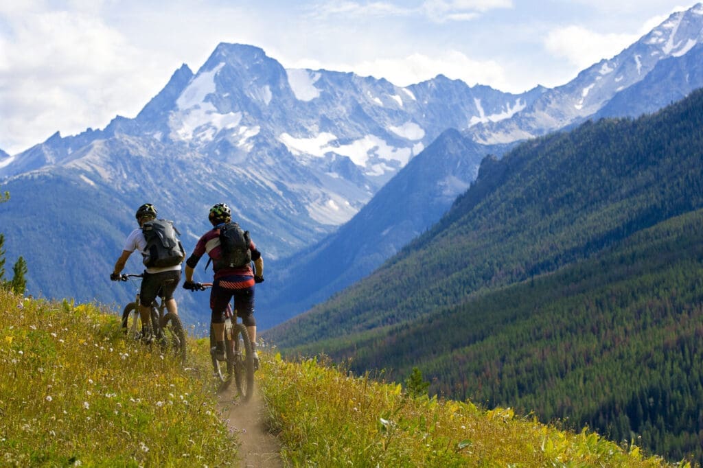 Mountain biking in British Columbia — Le 1850 in Risoul