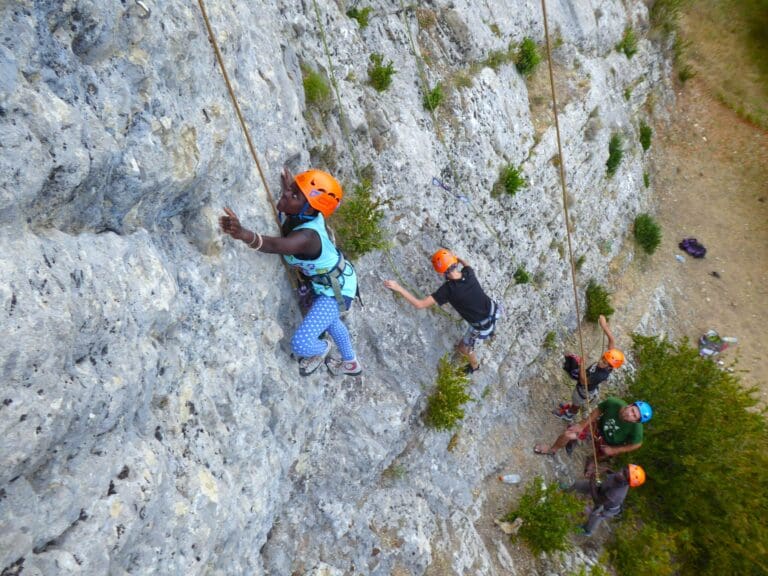 Rock climbing